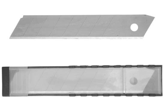 Knivblad 18 mm. x 10 st. - SK5 stål