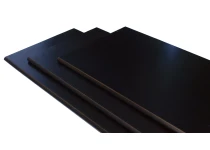 Hylde M-design 80x30x1,5 cm. - svart
