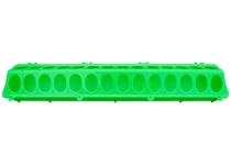 Fodertrog Plast Grön 10x50 cm