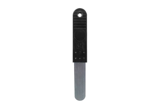 Sökblad 0,45 mm med plasthandtag (svart)