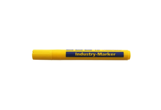 Industrimarkör 4,0 mm GUL rund spets (modell 0525)