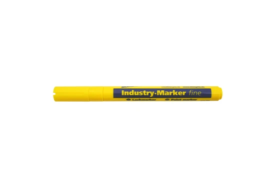 Industrimarkör 1-2 mm GUL rund spets (modell 0952)