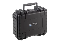 UTOMHUS kuffert i svart med skumstoppning 205x145x80 mm Volym: 2,3 L Modell: 500/B/SI
