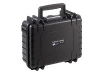 OUTDOOR kuffert i sort med skum polstring 250x175x95 mm Volume 4,1 L Model: 1000/B/SI