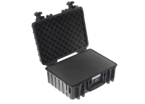 UTOMHUS koffert i svart med skumpolstring 430x300x170 mm Volym: 22,1 L Modell: 5000/B/SI