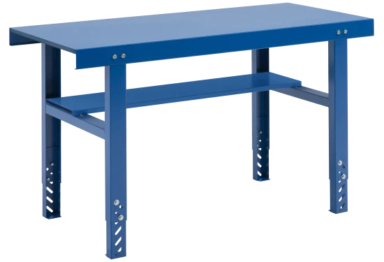 PreWo værkstedsbord m/stålbordplade 75-95×70×200cm