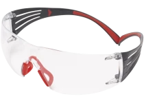 SecureFit 400 brille rød/grå anti-dug klar glas