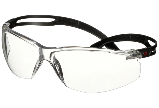 SecureFit 500 besk.brille, sort stel/klar glas