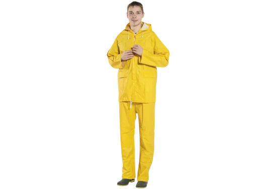 Hydra regntøjssæt PVC gul XL