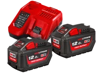 Batteripakke HNRG-122, 2×18V/12,0Ah+lader M12-18FC
