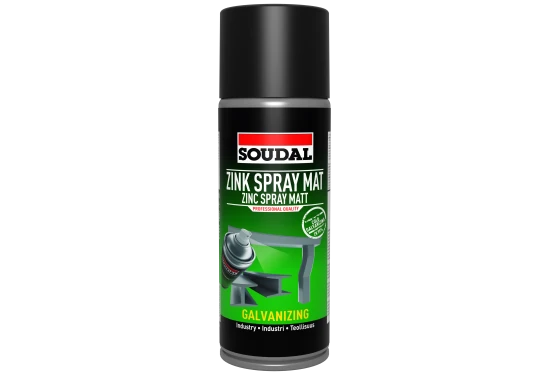 Soudal Zink Spray Mat koldgalvanisering 400ml