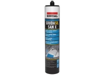 Soudasil SanX sanitetssilikon 300 ml grå.