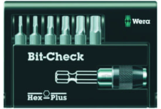 Bitskassett - bitshållare med snabbväxelchuck Wera 8040-6/Z