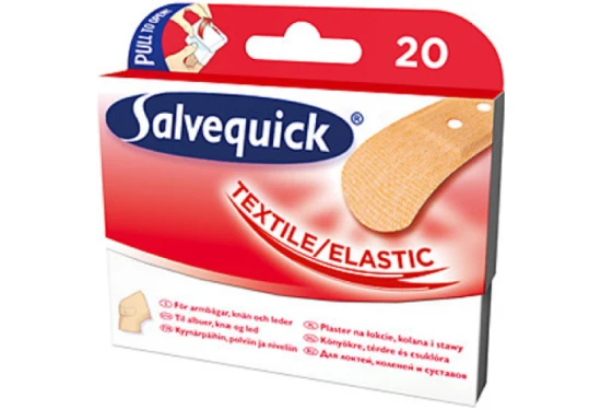 Plåster textil Salvequick medium