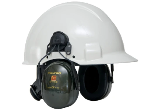 Peltor høreværn Optime II t/hjelm grøn dielektrisk