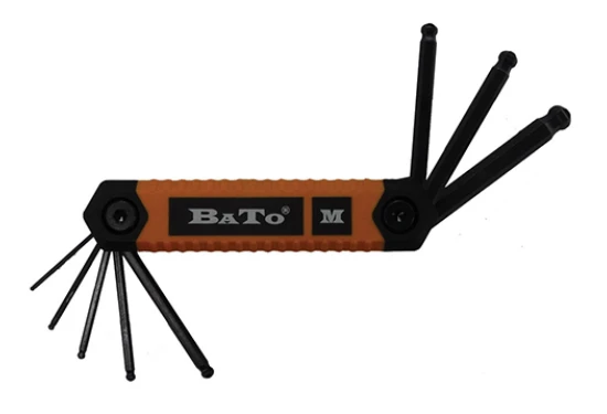 BATO Stiftnøglesæt knivmodel 1,5-8mm. 8 dele.
