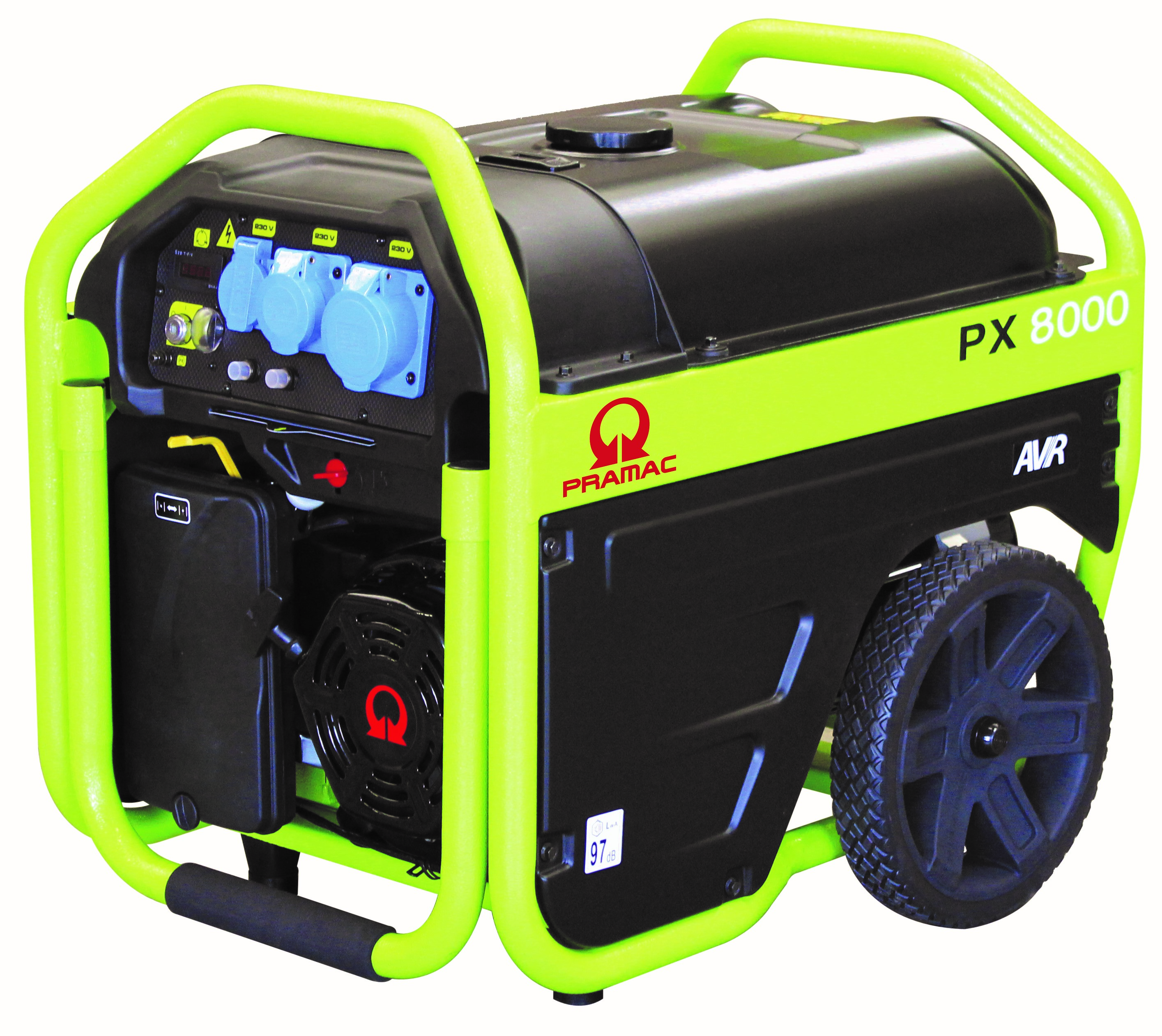 PX8000S 230V generator med elstart från Pramac