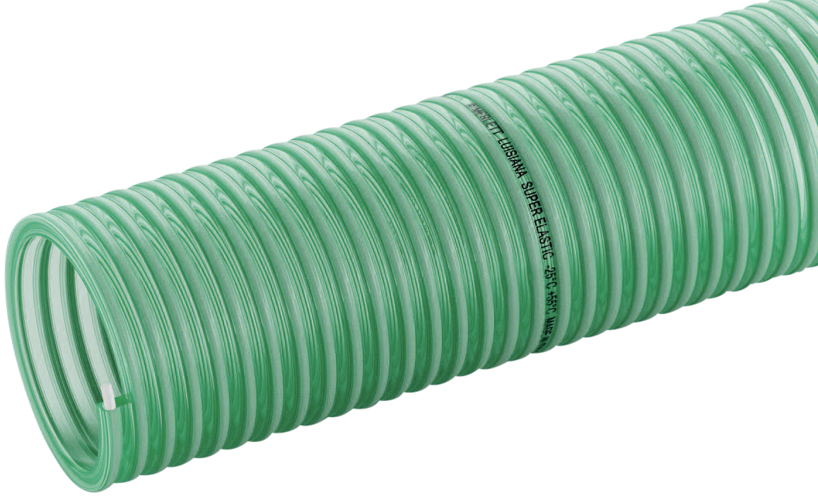 Luisiana Super PVC-slang med spiral 32mm, rulle/10m