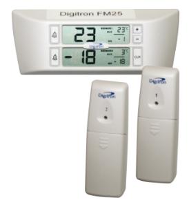 Digitron FM25 - 2-kanals trådlös termometer
